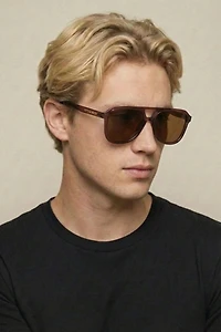 Fifth & Ninth Lagos Oversized Aviator Polarized Sunglasses