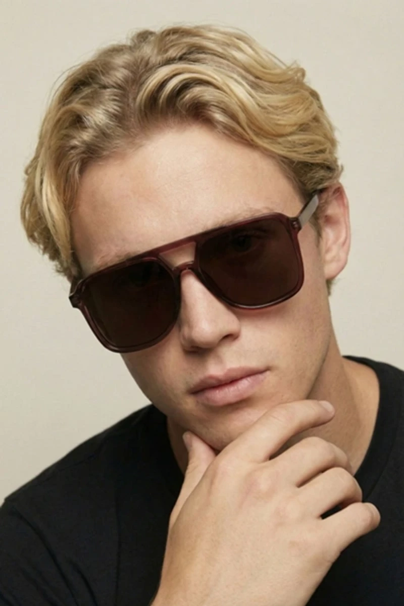 Fifth & Ninth Lagos Oversized Aviator Polarized Sunglasses
