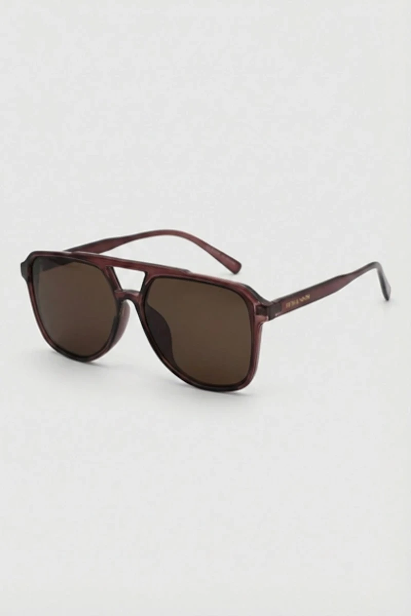 Fifth & Ninth Lagos Oversized Aviator Polarized Sunglasses