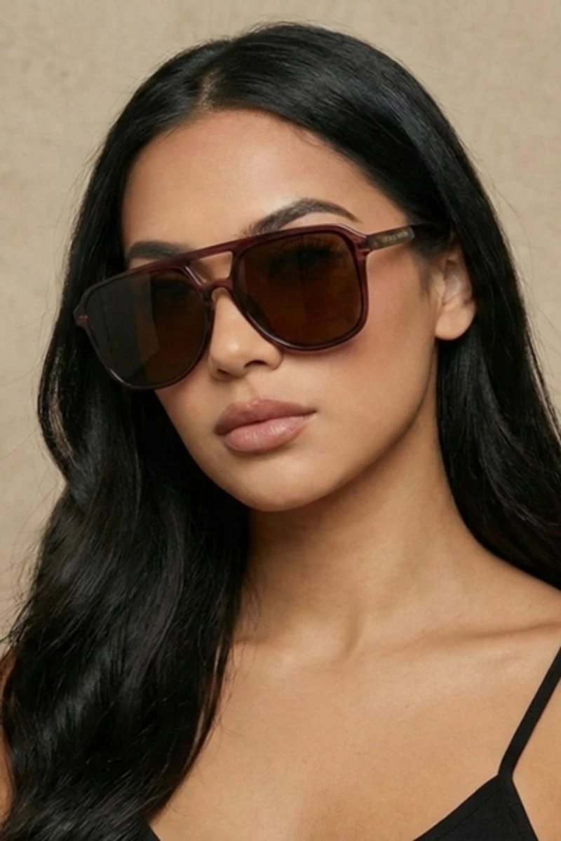Fifth & Ninth Lagos Oversized Aviator Polarized Sunglasses
