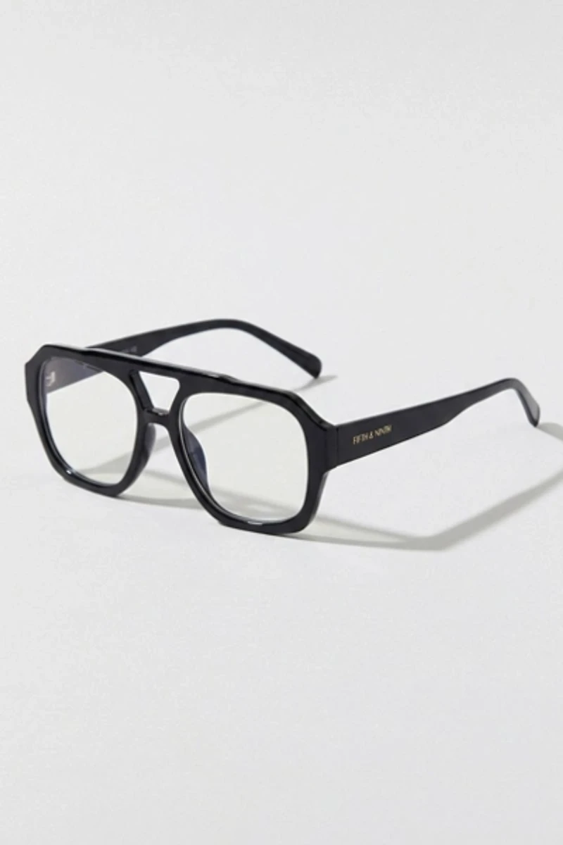 Fifth & Ninth Sutton Aviator Blue Light Glasses