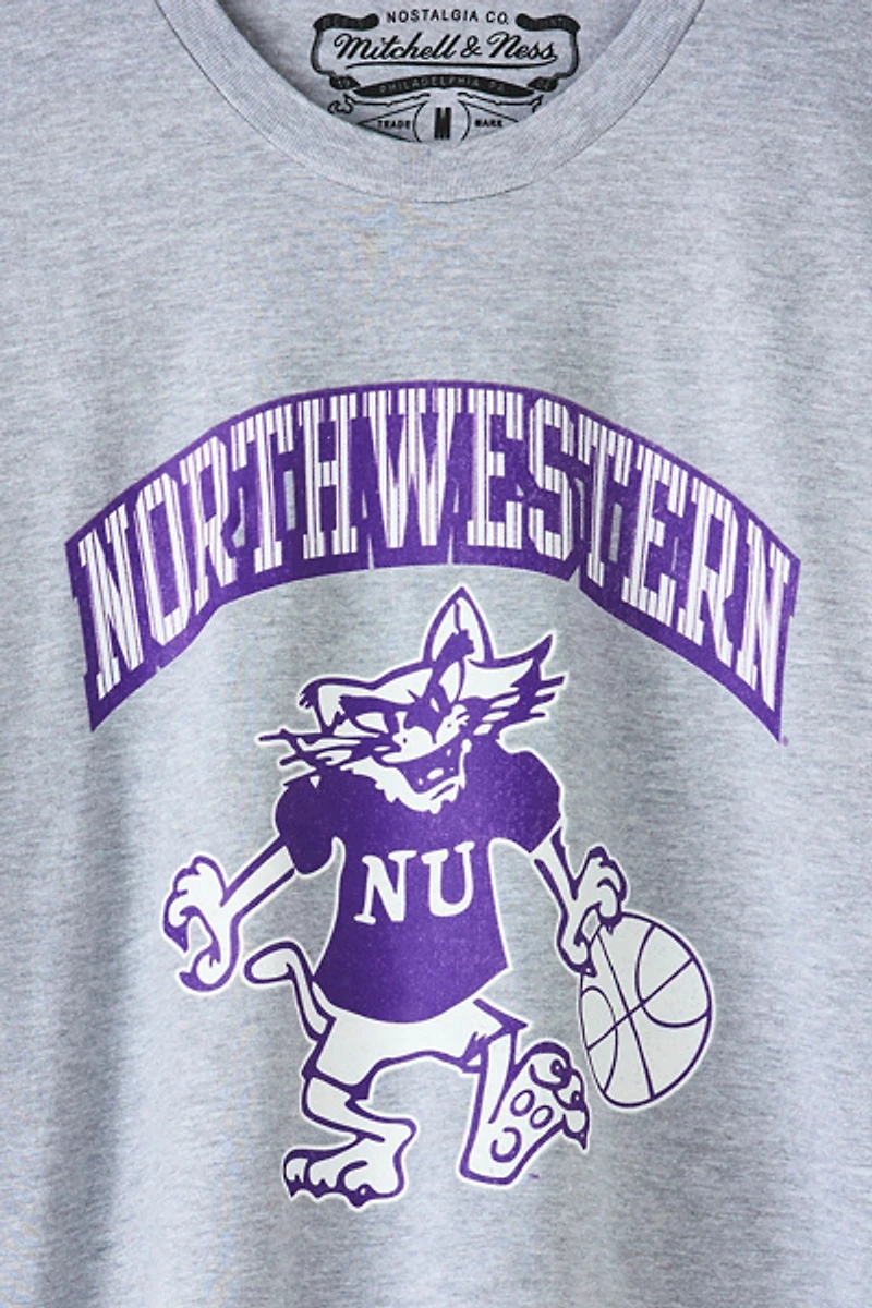 Mitchell & Ness NCAA Northwestern University Graphic Tee