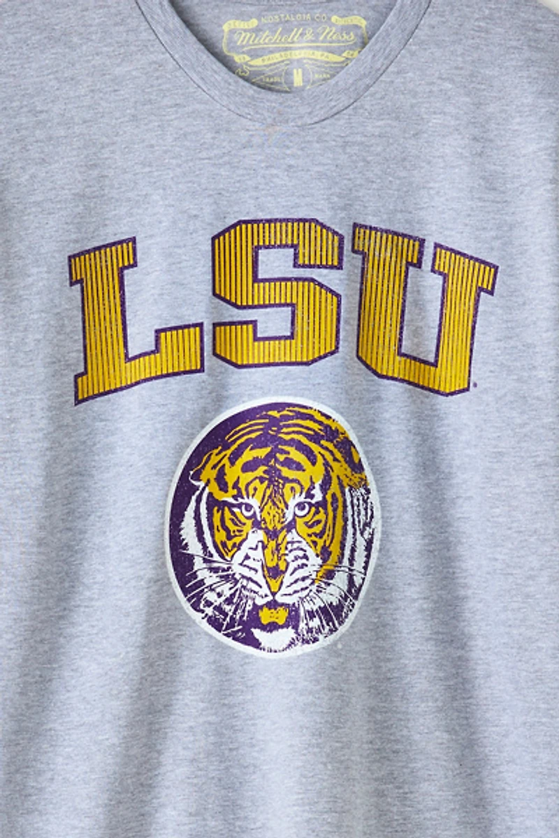 Mitchell & Ness NCAA Louisiana State University Arch Graphic Tee