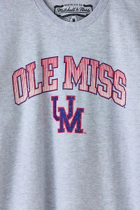 Mitchell & Ness University Of Mississippi Arch Graphic Tee