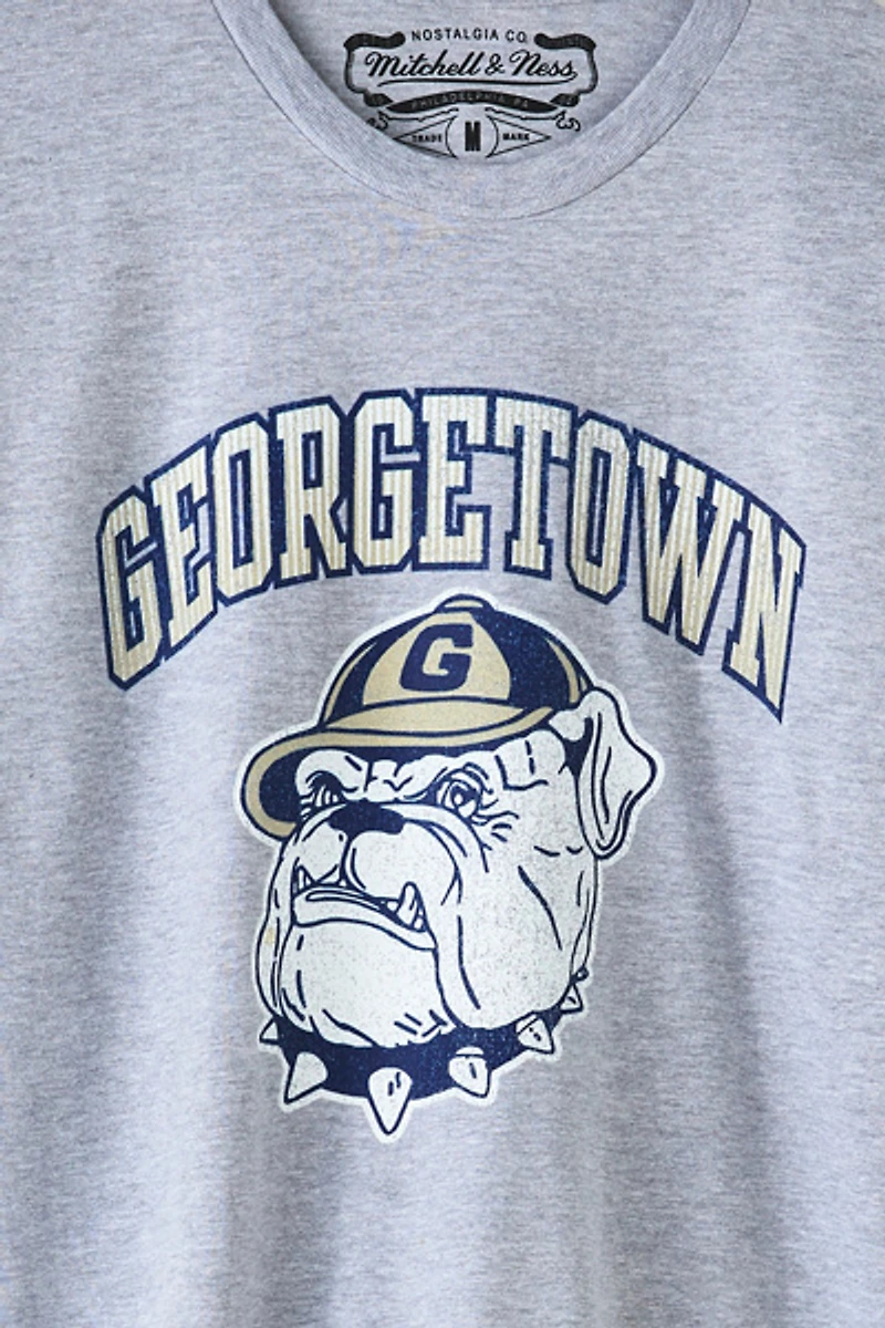 Mitchell & Ness NCAA Georgetown University Arch Graphic Tee