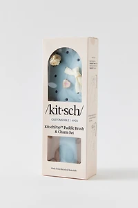 KITSCH KitschPop Paddle Brush & Charm Set