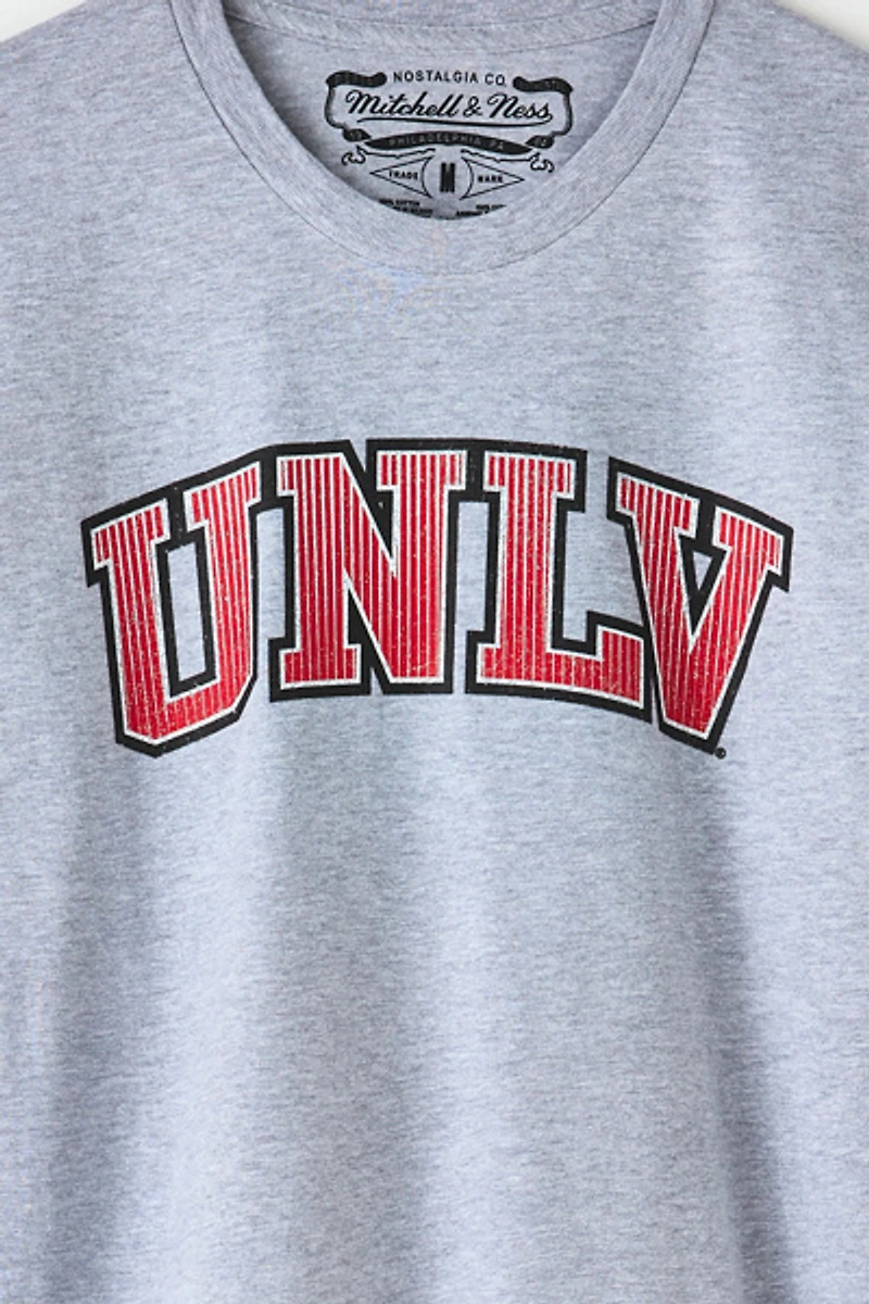 Mitchell & Ness NCAA University Of Nevada Las Vegas Arch Graphic Tee