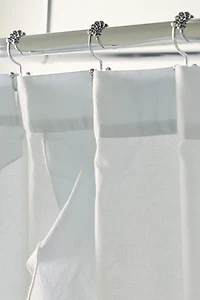 Sculptured Ruffle Shower Curtain