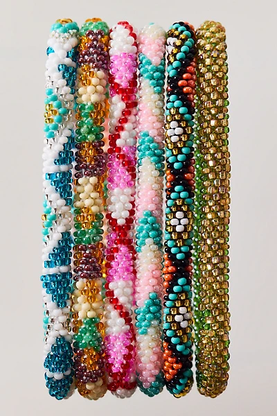 Colorful Beaded Rope Bracelet