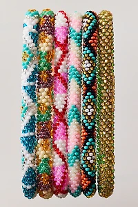Colorful Beaded Rope Bracelet