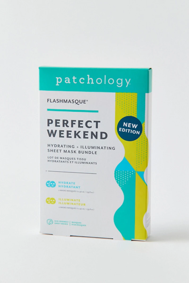 Patchology Perfect Weekend 4-Pack Sheet Mask Kit