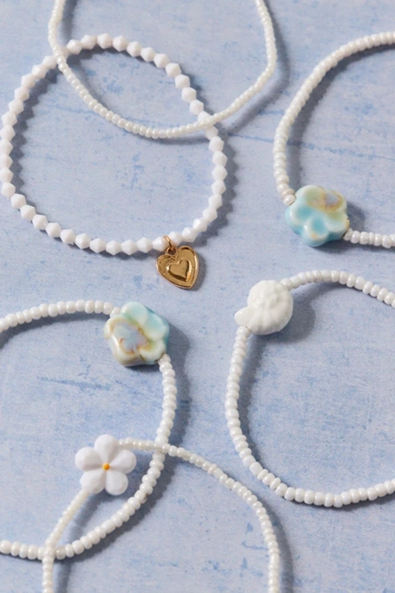 Beach Party Beaded Bracelets Set