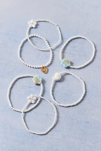 Beach Party Beaded Bracelets Set