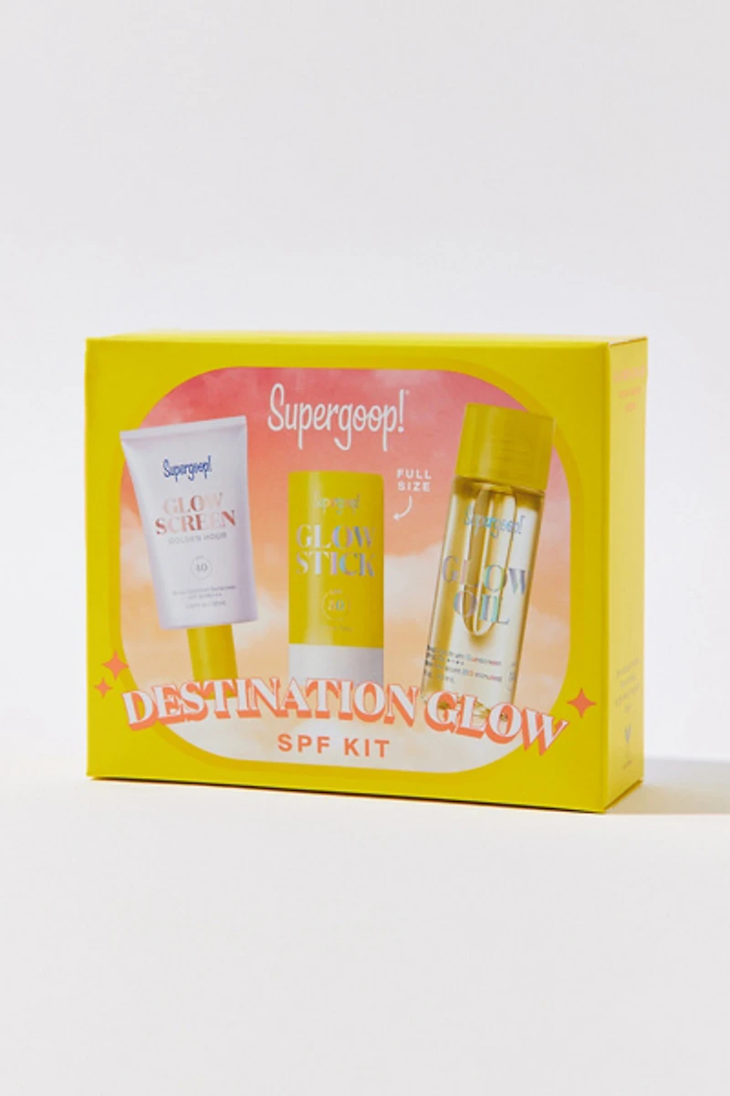 Supergoop! Destination Glow SPF Suncare Kit