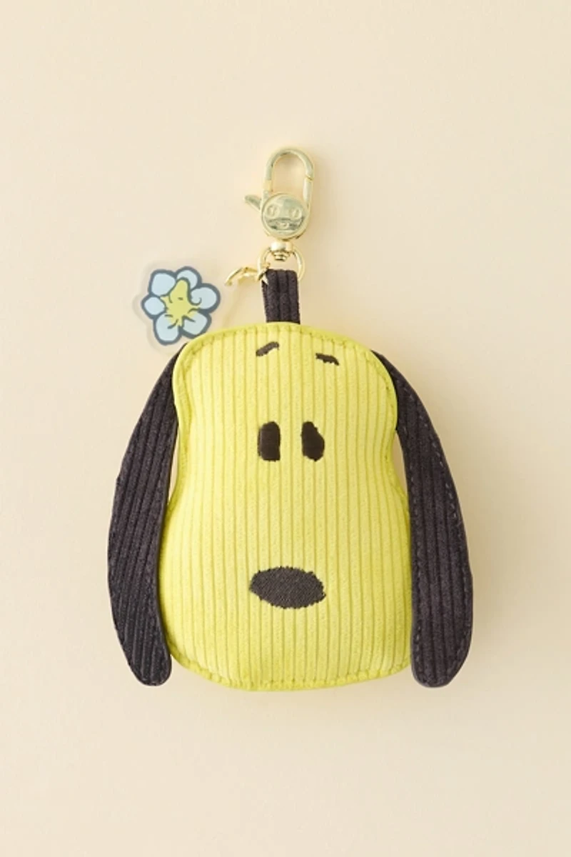 Whatever! Makes You Happy X Peanuts Snoopy Head Corduroy Blind Box Plushie Keychain