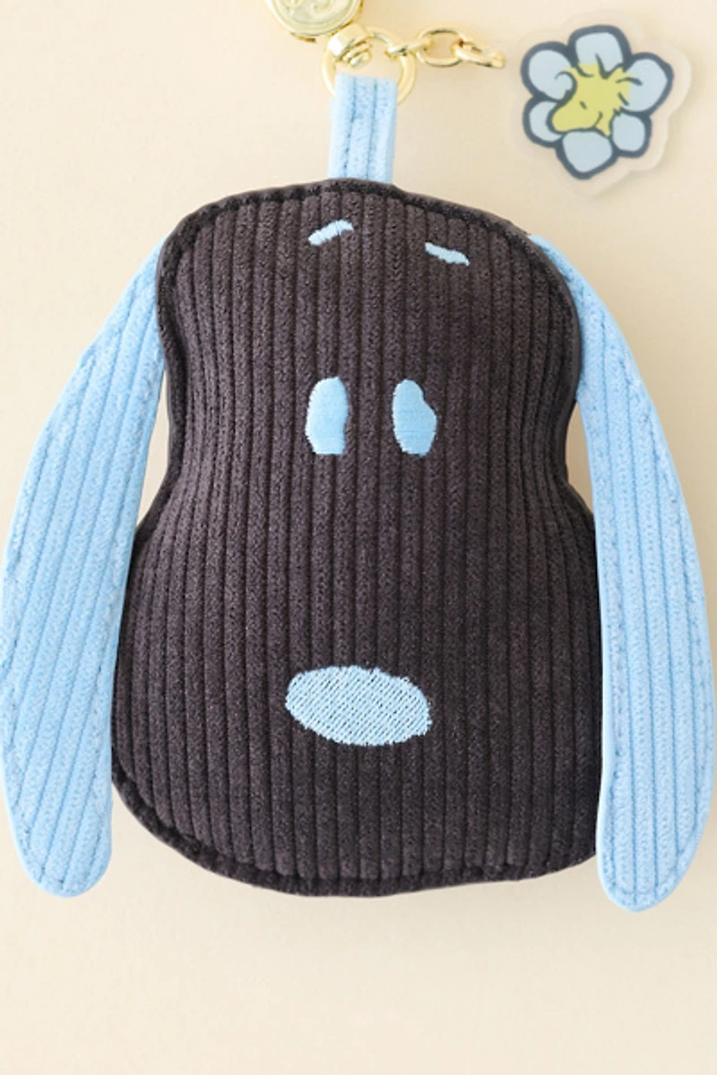 Whatever! Makes You Happy X Peanuts Snoopy Head Corduroy Blind Box Plushie Keychain