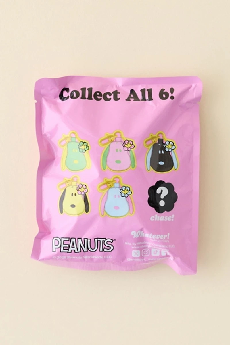 Whatever! Makes You Happy X Peanuts Snoopy Head Corduroy Blind Box Plushie Keychain