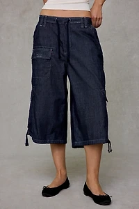 BDG Detroit Crop Pull-On Baggy Cargo Jeans