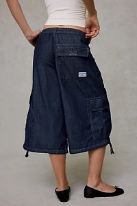 BDG Detroit Crop Pull-On Baggy Cargo Jeans