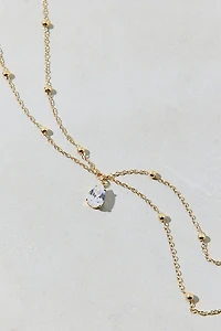 Dew Drop Rhinestone Layered Belly Chain