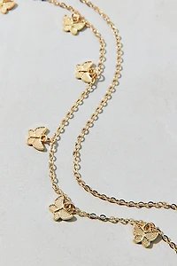 Butterfly Charms Layering Belly Chains Set