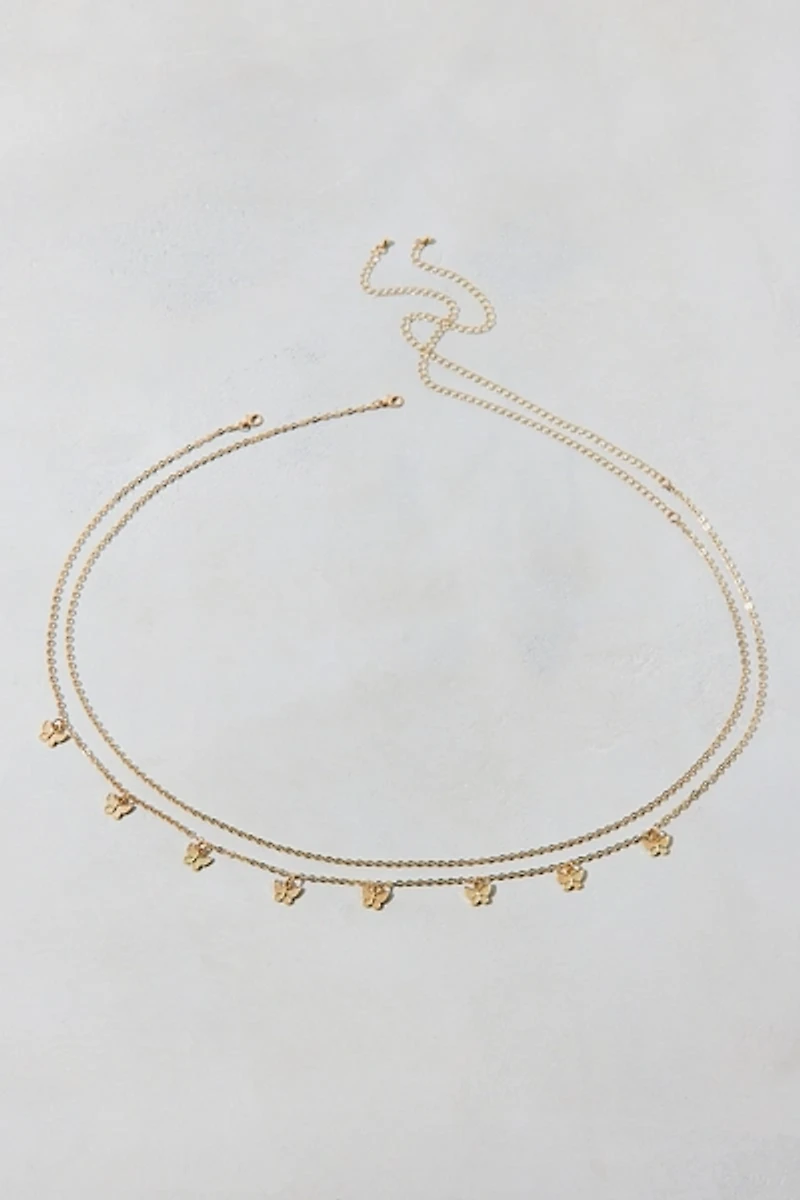 Butterfly Charms Layering Belly Chains Set
