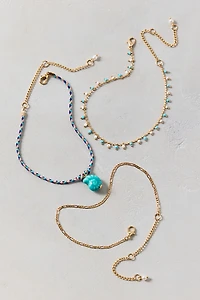 Moon Shell Anklets Set