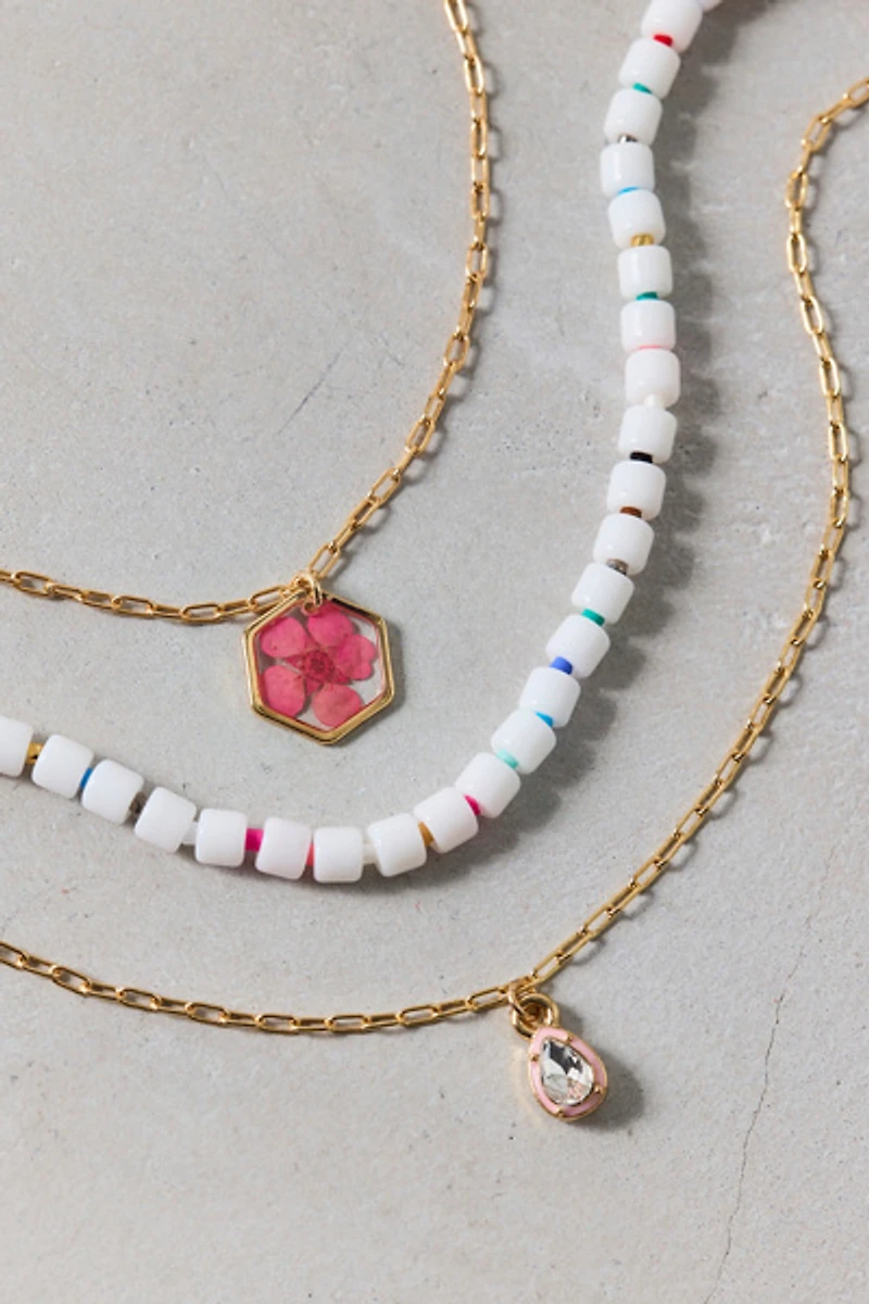 Beach Rose Anklets Set