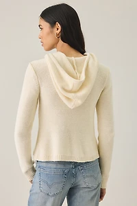 BDG Off Campus Double Breasted Hooded Cardigan