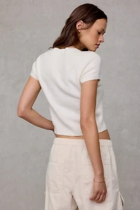 BDG Rachel Short Sleeve Sweater