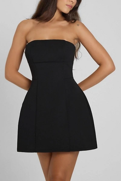 LEAU Eres Strapless Bustier Mini Dress