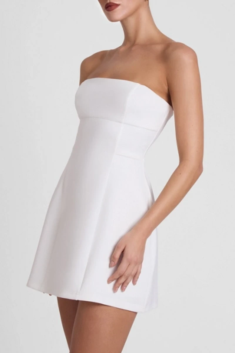 LEAU Eres Strapless Bustier Mini Dress