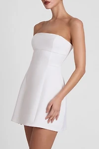 LEAU Eres Strapless Bustier Mini Dress