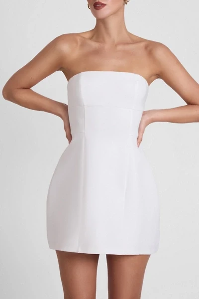 LEAU Eres Strapless Bustier Mini Dress