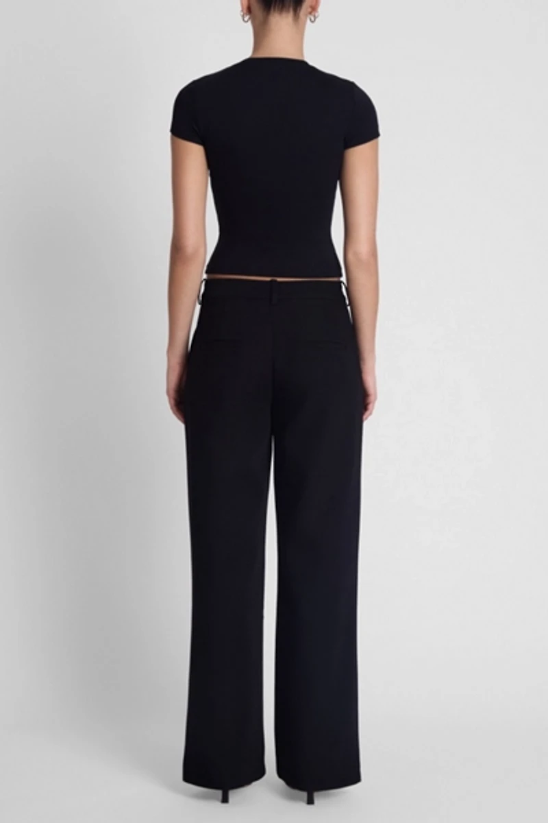LEAU Classic Column Straight Trousers