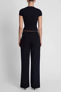 LEAU Classic Column Straight Trousers