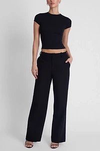 LEAU Classic Column Straight Trousers