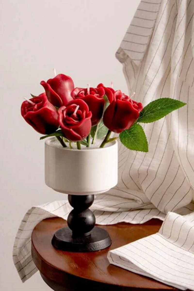 Southlake Gifts Single Rose Candle Stem