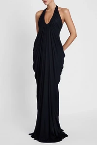 LEAU Cascade Drape Gown