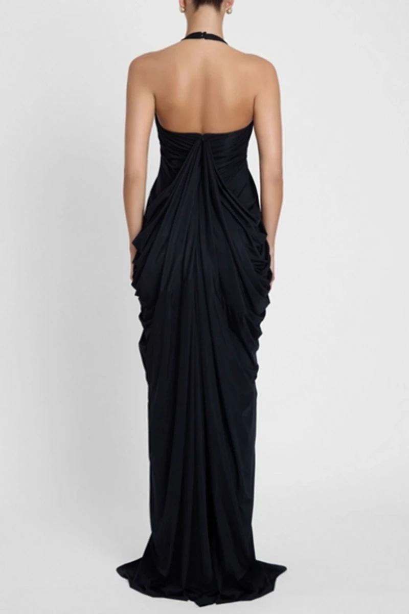 LEAU Cascade Drape Gown