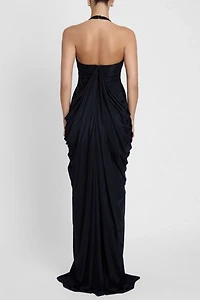 LEAU Cascade Drape Gown
