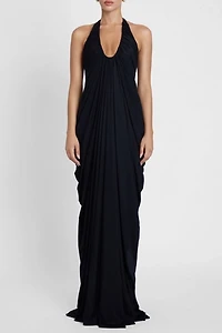 LEAU Cascade Drape Gown