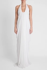 LEAU Cascade Drape Gown