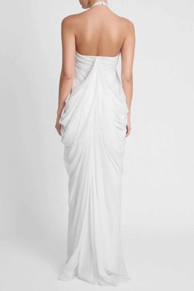 LEAU Cascade Drape Gown