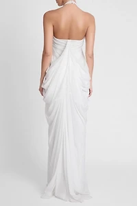 LEAU Cascade Drape Gown