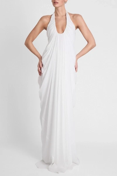 LEAU Cascade Drape Gown