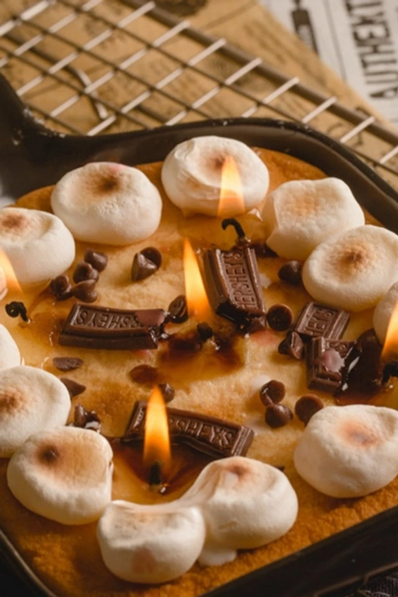 Southlake Gifts Skillet S'more Chocolate And Marshmallow Candle