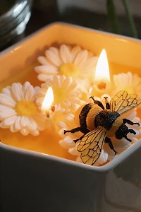 Southlake Gifts Daisy Beehive Candle Bowl