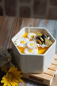 Southlake Gifts Daisy Beehive Candle Bowl