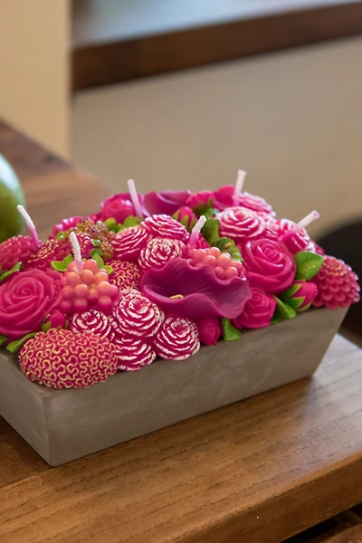 Southlake Gifts Floral Fusion Flower Arrangement Candle